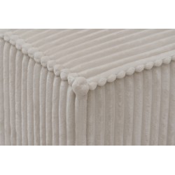 Kanapa Solvero z funkcją spania - kremowy plusz Tilia 03