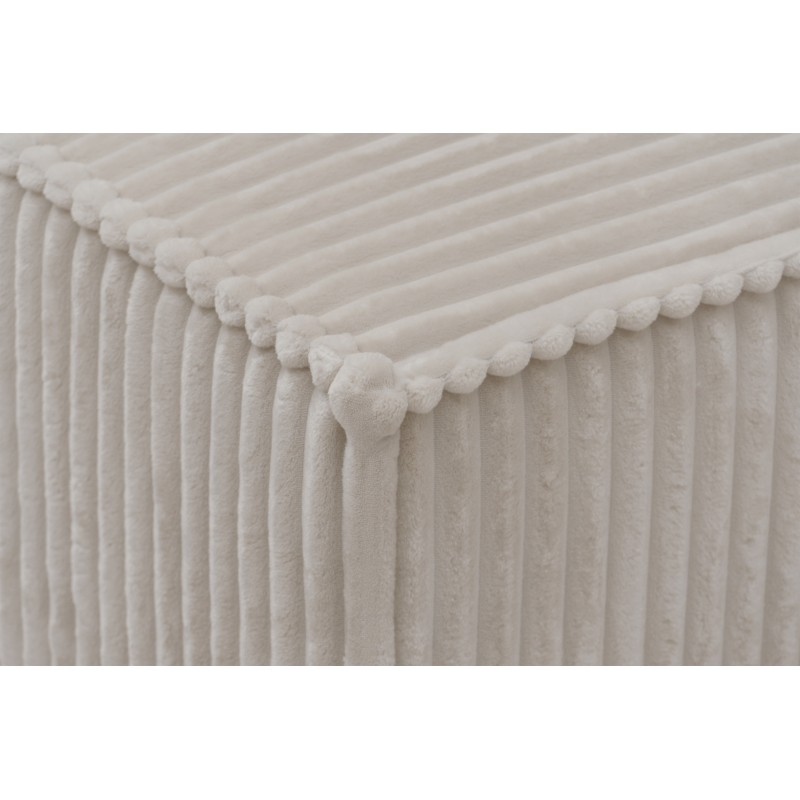 Kanapa Solvero z funkcją spania - kremowy plusz Tilia 03