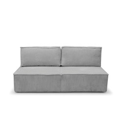 Kanapa Solvero z funkcją spania - szary plusz Tilia 86