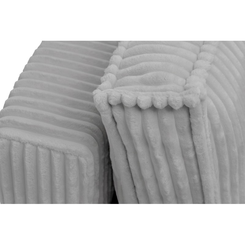 Kanapa Solvero z funkcją spania - szary plusz Tilia 86