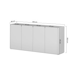 Komoda Elivo 200 cm - kaszmir / dąb olejowany Komoda Elivo 200 cm - kaszmir / dąb olejowany