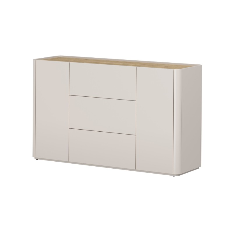 Komoda Elivo 150 cm - kaszmir / dąb olejowany