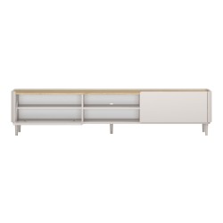 Szafka RTV Elivo 220 cm - kaszmir / dąb olejowany Szafka RTV Elivo 220 cm - kaszmir / dąb olejowany