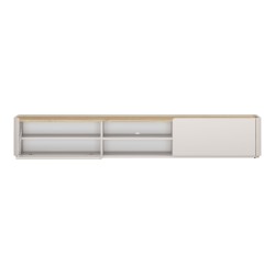 Szafka RTV Elivo 220 cm - kaszmir / dąb olejowany Szafka RTV Elivo 220 cm - kaszmir / dąb olejowany
