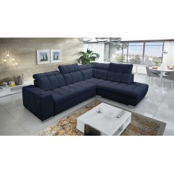 Prisma VII corner sofa with a sleeping function and USB port - designed for your comfort!