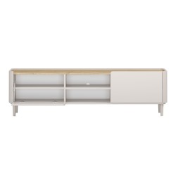 Szafka RTV Elivo 170 cm na nóżkach - kaszmir / dąb olejowany Szafka RTV Elivo 170 cm na nóżkach - kaszmir / dąb olejowany