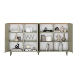 Komoda Elivo 200 cm - eukaliptus i dąb Baltic Dune