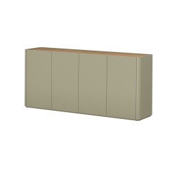 Komoda Elivo 200 cm - eukaliptus i dąb baltic dune
