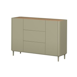 Komoda Elivo 150 cm - nowoczesny design w eukaliptusie