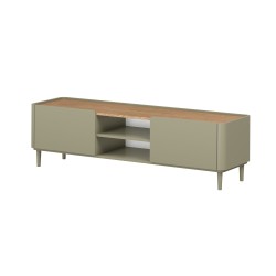 Szafka RTV Elivo 170 cm - eukaliptus / dąb Baltic Dune