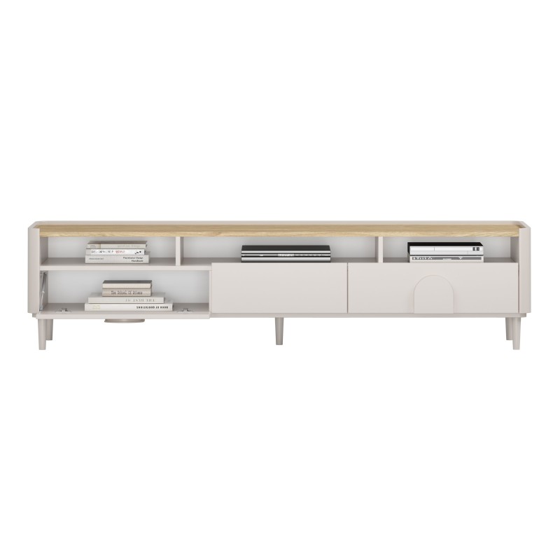 Szafka RTV Amilio 200 cm - nowoczesny design Szafka RTV Amilio 200 cm - nowoczesny design