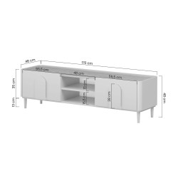Szafka RTV Amilio 170 cm - nowoczesny design i Szafka RTV Amilio 170 cm - nowoczesny design i