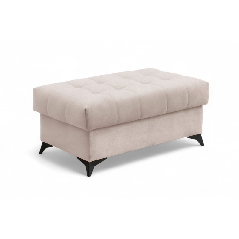 Pufa tapicerowana Dragonis - beżowy szenil Ditra New 20