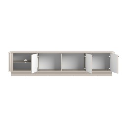 Szafka RTV Vesper 3D 187 cm - kaszmir / złote uchwyty Szafka RTV Vesper 3D 187 cm - kaszmir / złote uchwyty