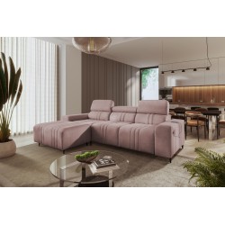 Elegancki Narożnik Verona I z funkcją spania - Welur, Vena 10 | Twój idealny mebel