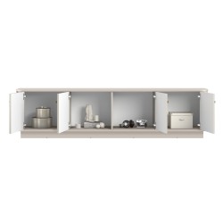 Szafka RTV Vesper 4D 187 cm - kaszmir / złote uchwyty Szafka RTV Vesper 4D 187 cm - kaszmir / złote uchwyty