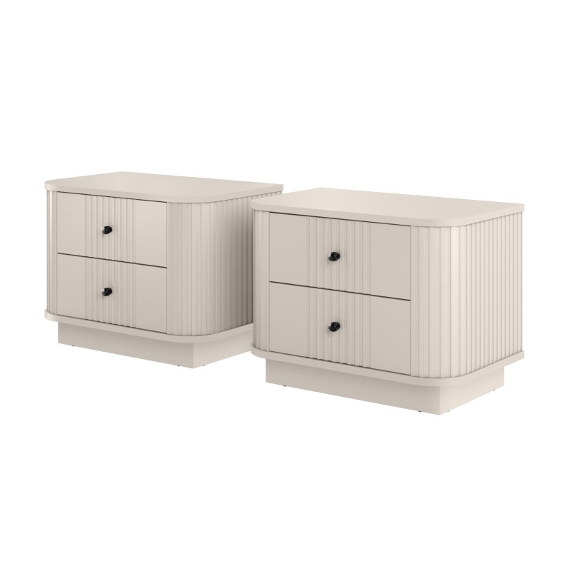 Zestaw szafek nocnych Vesper 56 cm - kaszmir
