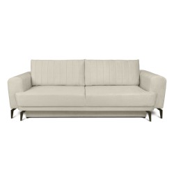 Kanapa Luzano z funkcją spania - kremowy welur Vogue 1 Vogue 1 Cream