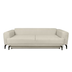 Kanapa Luzano z funkcją spania - kremowy welur Vogue 1 Vogue 1 Cream