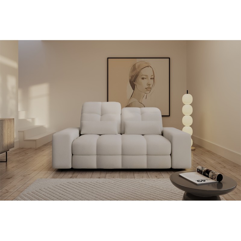 Sofa Magnelio II elektryczna dwuosobowa - beżowy welur łatwoczyszczący Donna 6 Donna 06 Sofa Magnelio II elektryczna dwuosobowa - beżowy welur łatwoczyszczący Donna 6 Donna 06
