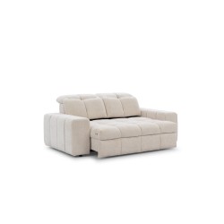 Sofa Magnelio II elektryczna dwuosobowa - beżowy welur łatwoczyszczący Donna 6 Donna 06 Sofa Magnelio II elektryczna dwuosobowa - beżowy welur łatwoczyszczący Donna 6 Donna 06