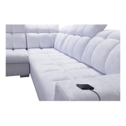 Prisma VII corner sofa with a sleeping function and USB port - designed for your comfort! Prisma VII corner sofa with a sleeping function and USB port - designed for your comfort!
