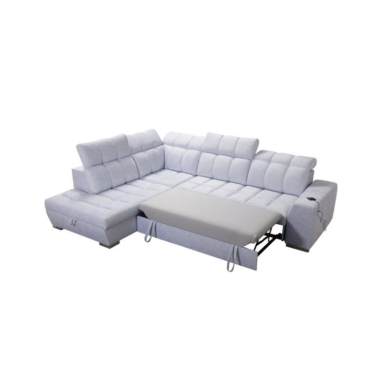 Prisma VII corner sofa with a sleeping function and USB port - designed for your comfort! Prisma VII corner sofa with a sleeping function and USB port - designed for your comfort!