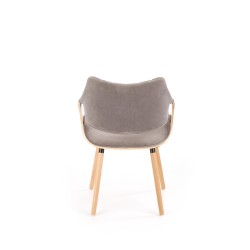 K396 krzesło jasny dąb / popielaty (1p 1szt)