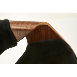 K396 krzesło orzechowy / czarny (1p 1szt)