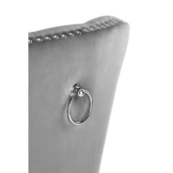 MIYA krzesło czarny / tap: popielaty (1p 2szt)