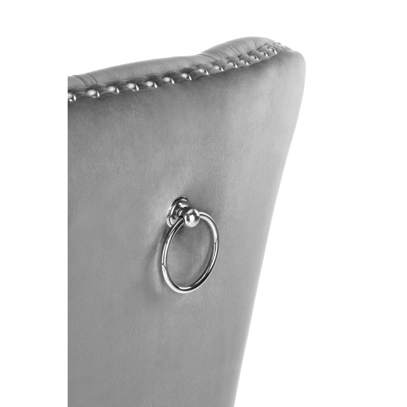 MIYA krzesło czarny / tap: popielaty (1p 2szt)