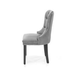 MIYA krzesło czarny / tap: popielaty (1p 2szt)