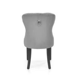 MIYA krzesło czarny / tap: popielaty (1p 2szt)