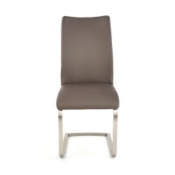 OPAL / metal szczotkowany / ekoskóra szara (1p 2szt)