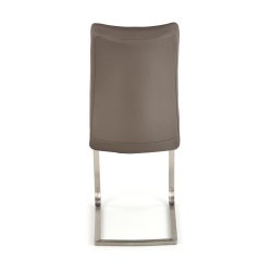 OPAL / metal szczotkowany / ekoskóra szara (1p 2szt)