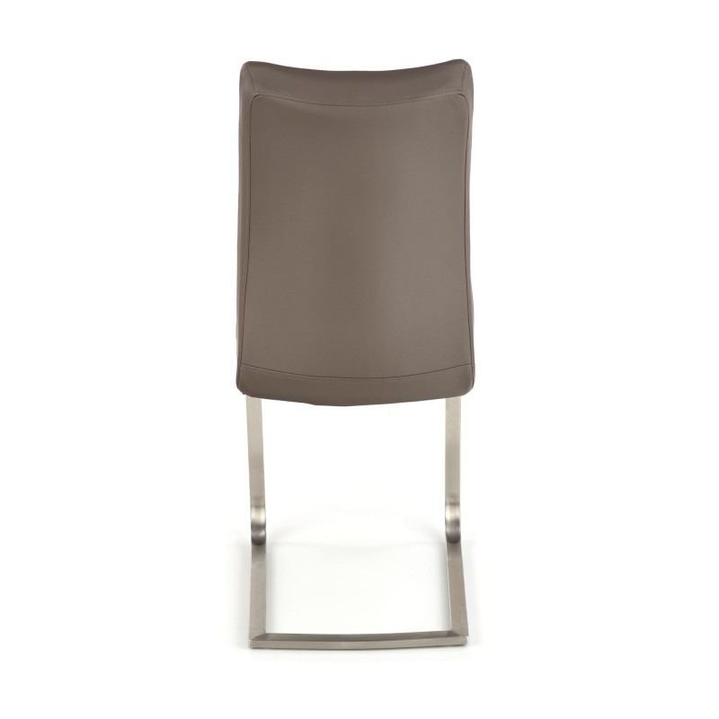 OPAL / metal szczotkowany / ekoskóra szara (1p 2szt)