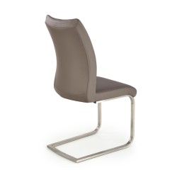 OPAL / metal szczotkowany / ekoskóra szara (1p 2szt)