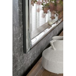 ABISSO lustro ścienne, srebrny (1p 1szt)