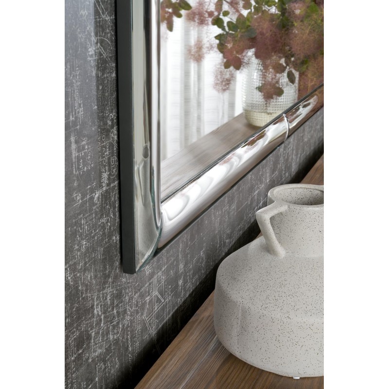 ABISSO lustro ścienne, srebrny (1p 1szt)