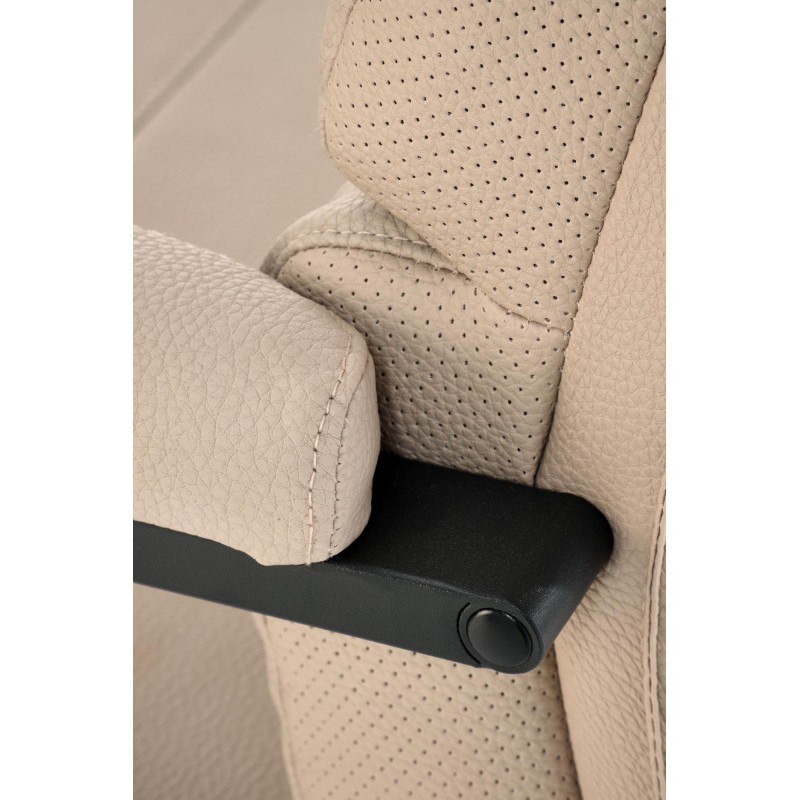 ADRIANO 2 fotel obrotowy beżowy
