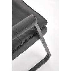 ADRIANO SKID fotel pracowniczy czarny