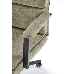 ADRIANO fotel obrotowy oliwkowy