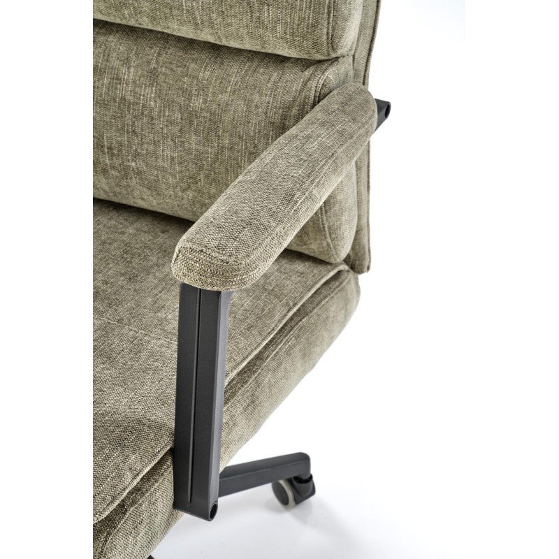 ADRIANO fotel obrotowy oliwkowy