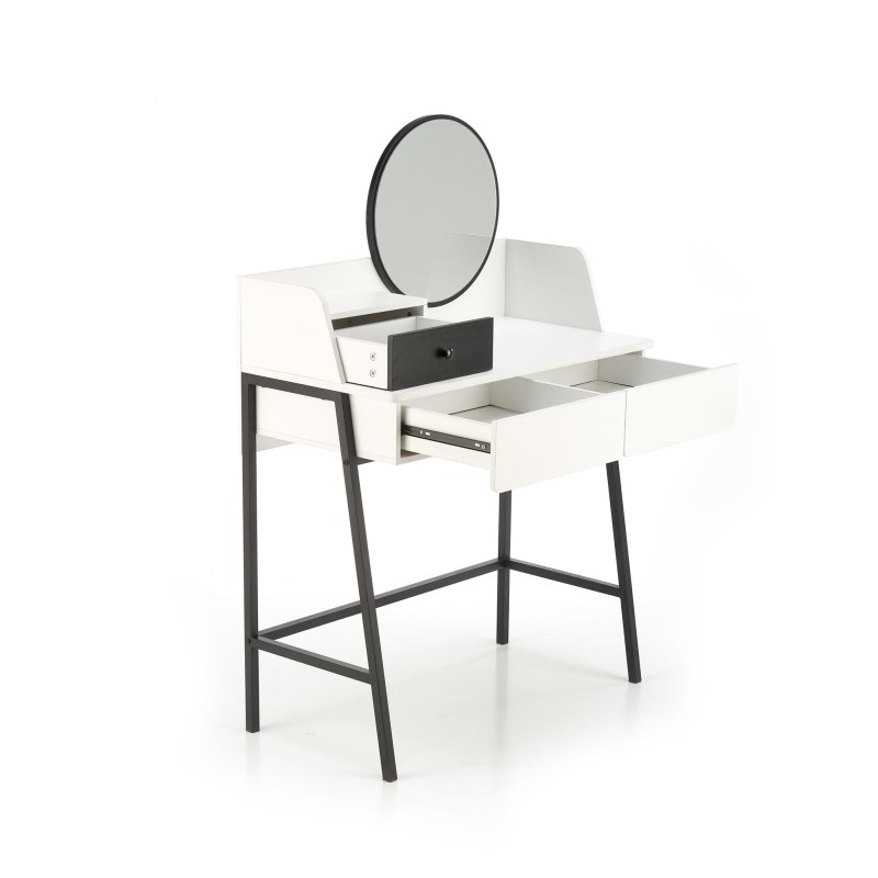 AGNES konsolka biały / czarny (1p 1szt)