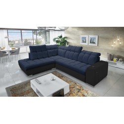 Prisma VII corner sofa with a sleeping function and USB port - designed for your comfort!