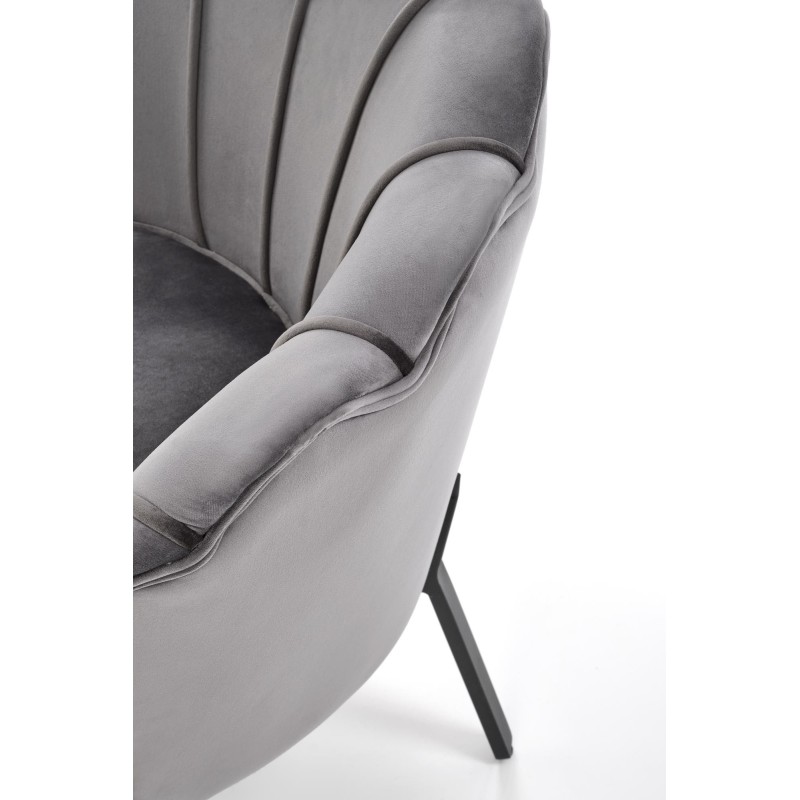 ANGELO fotel wypoczynkowy popielaty (1p 1szt)