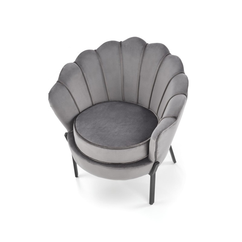 ANGELO fotel wypoczynkowy popielaty (1p 1szt)