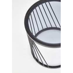 ANTILLA zestaw 2 ław czarny / dymiony (1p 1szt)