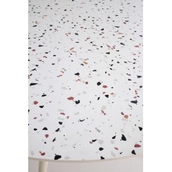 ARAMIS stół, blat - lastryko, nogi - biały (2p 1szt)