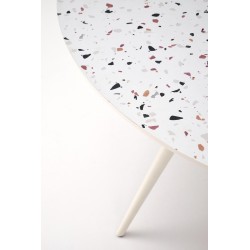 ARAMIS stół, blat - lastryko, nogi - biały (2p 1szt)